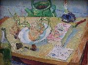 Vincent Van Gogh Still life with a plate of onions china oil painting artist